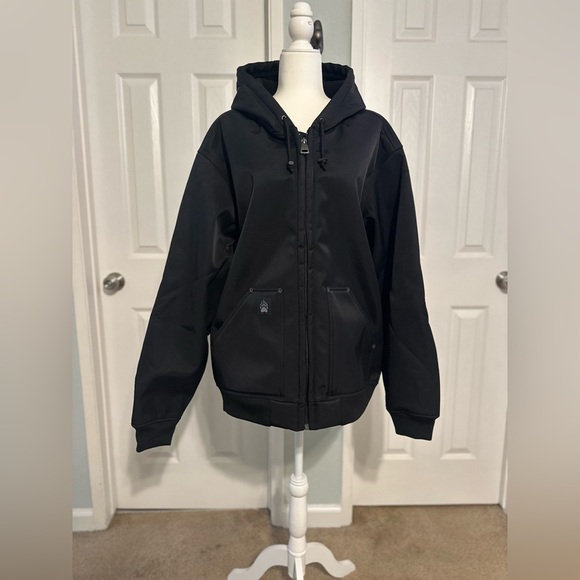 Men's AKHG Prudhoe Bay Black Hoodie By Duluth Trading Co Size 2XL - Picture 3 of 6